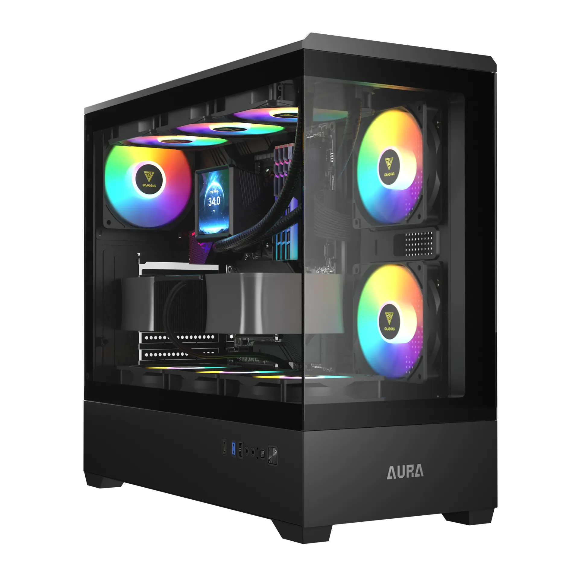 AURA GC106 Mid-Tower Case | GAMDIAS