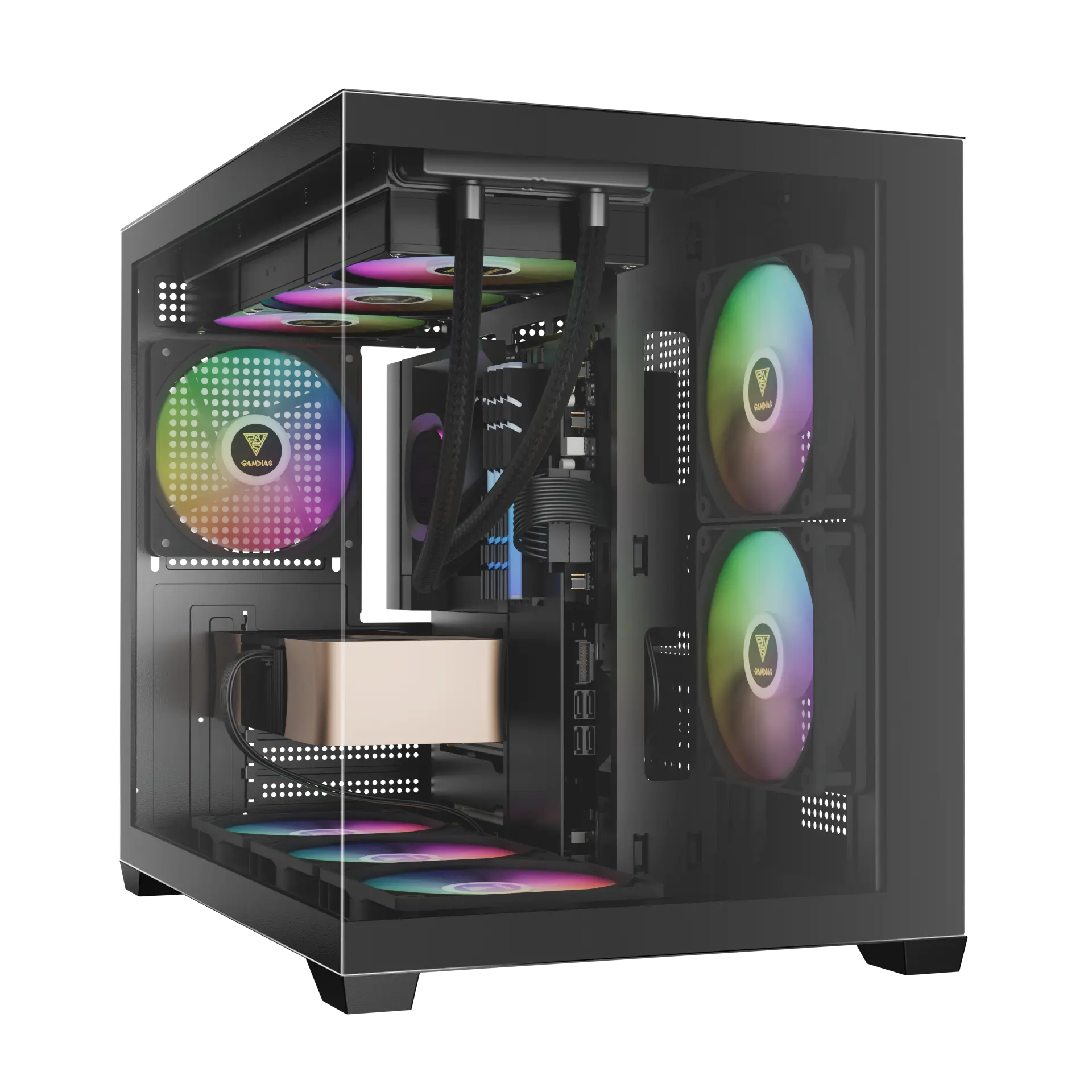 GAMDIAS GAMING CASE AURA GC10M ARGB