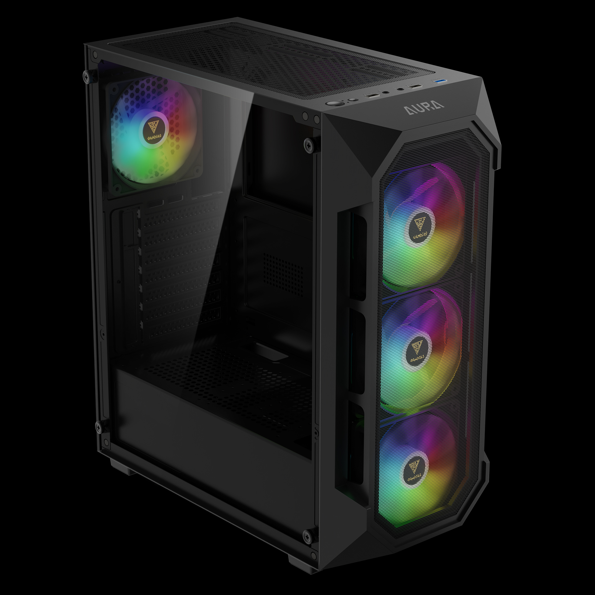AURA GC1 Mid-Tower Case | GAMDIAS