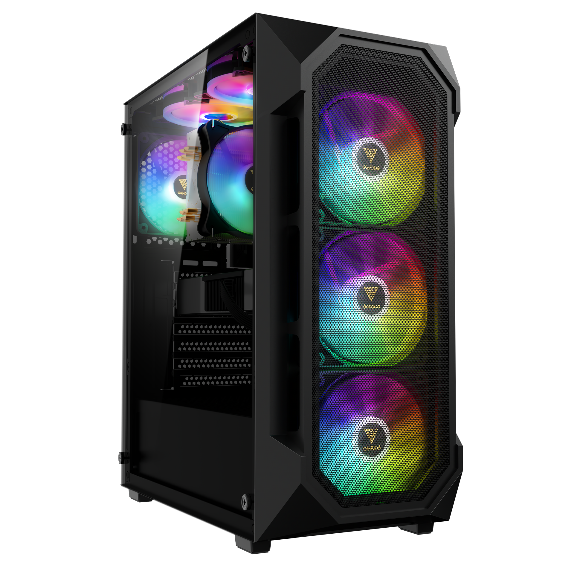 Amazon.co.jp: GAMDIAS AURA GC1 ゲーム PC ケース ミッドタワー
