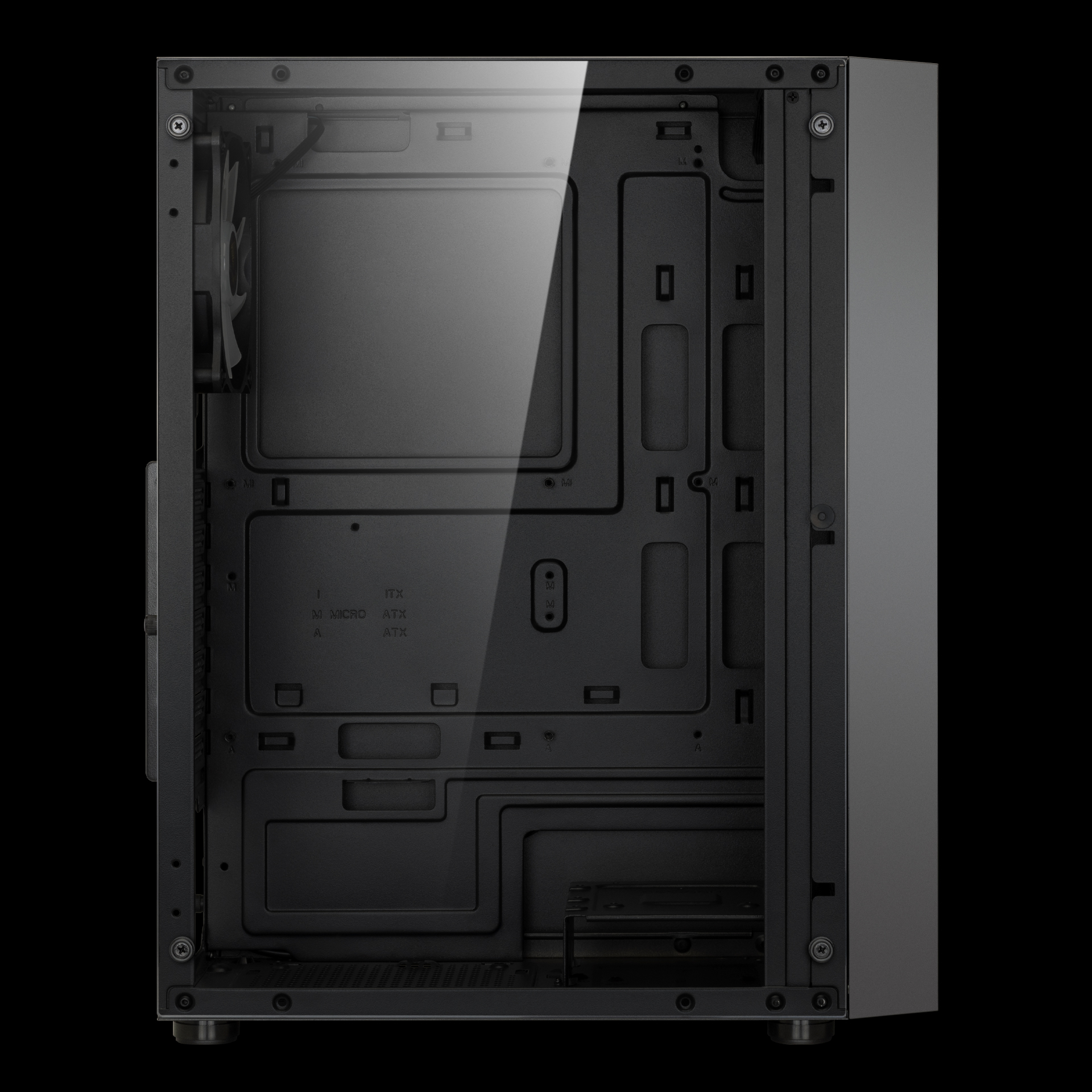 GAMDIAS AURA GC2 Elite 4xFRGB Mid Tower Gaming Case GAMDIAS With HELIOS E1-600W 80+ PSU 7 | Evo Tech - ايفو تك