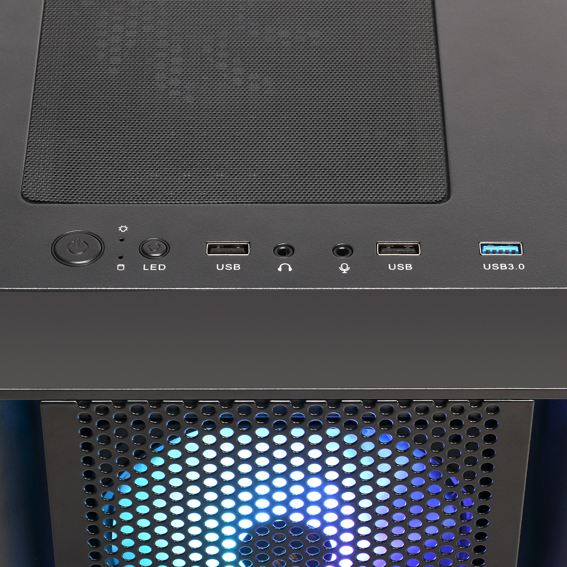 GAMDIAS AURA GC2 Elite 4xFRGB Mid Tower Gaming Case GAMDIAS With HELIOS E1-600W 80+ PSU 12 | Evo Tech - ايفو تك