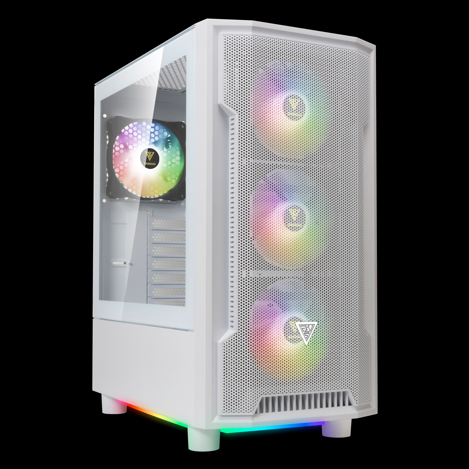 ATHENA M6 LITE WH Mid Tower Case | GAMDIAS