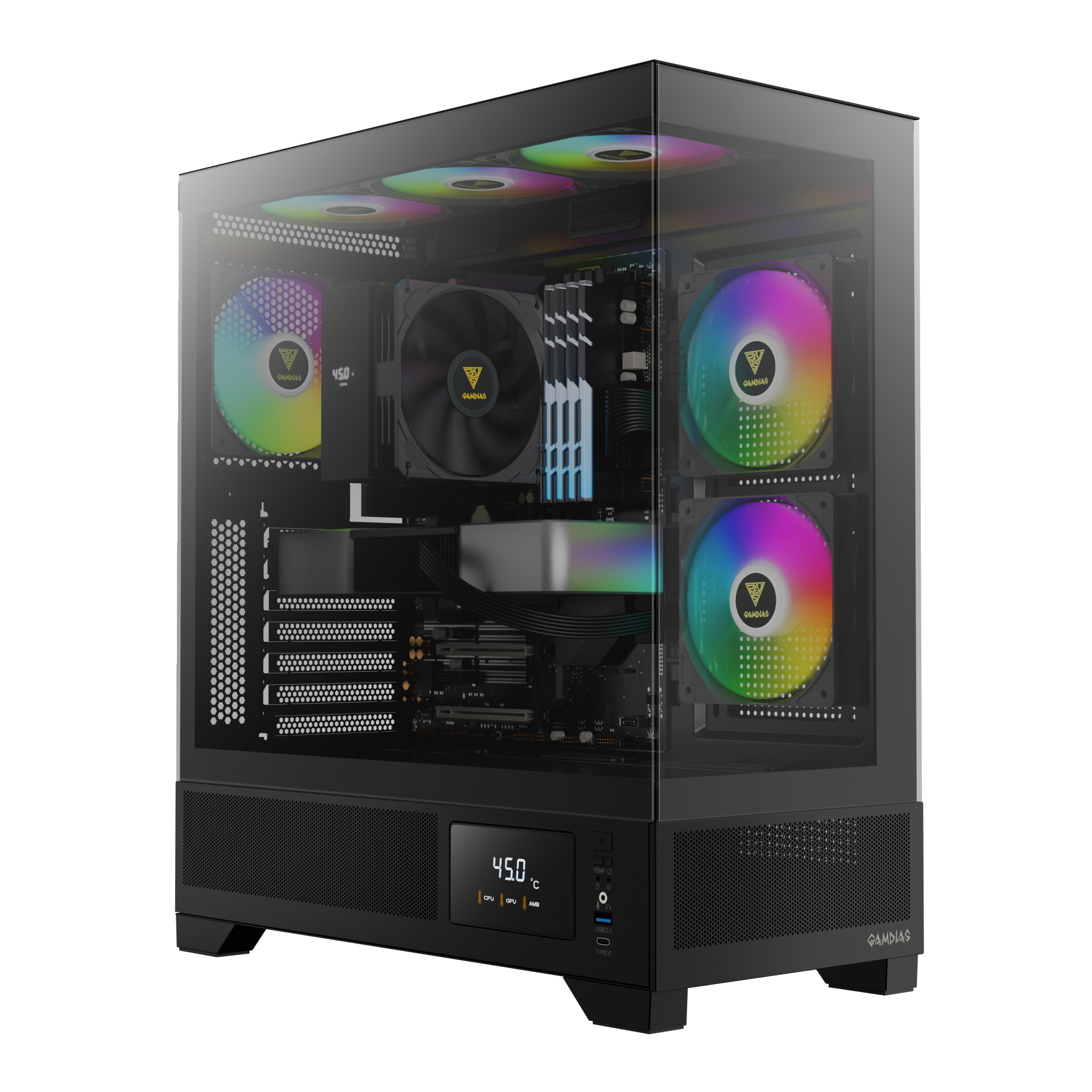 GAMDIAS ATLAS M1 ミドルタワーPCケース ATLAS M1 Mid-Tower Case | GAMDIAS