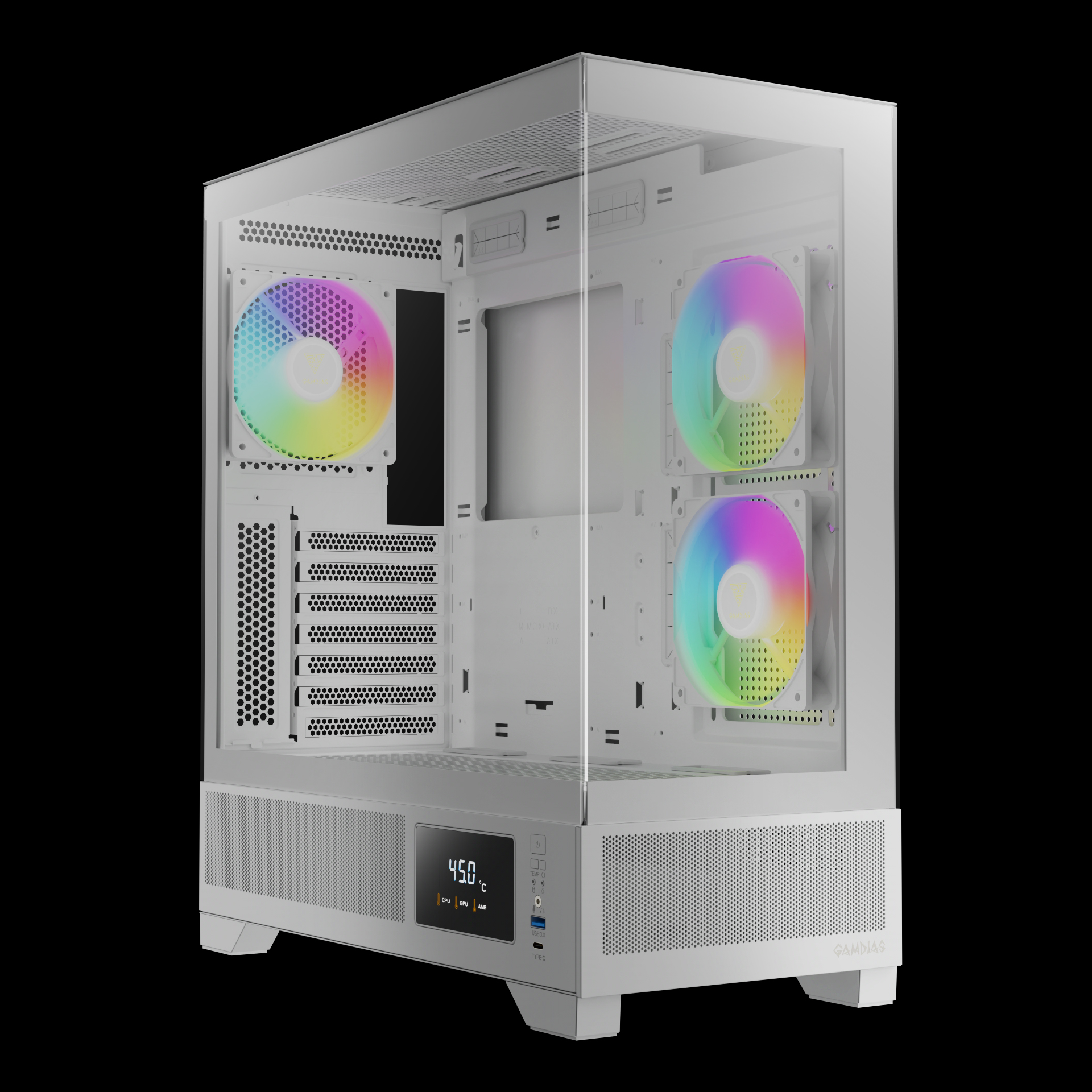 ATLAS M1 WH Mid-Tower Case | GAMDIAS