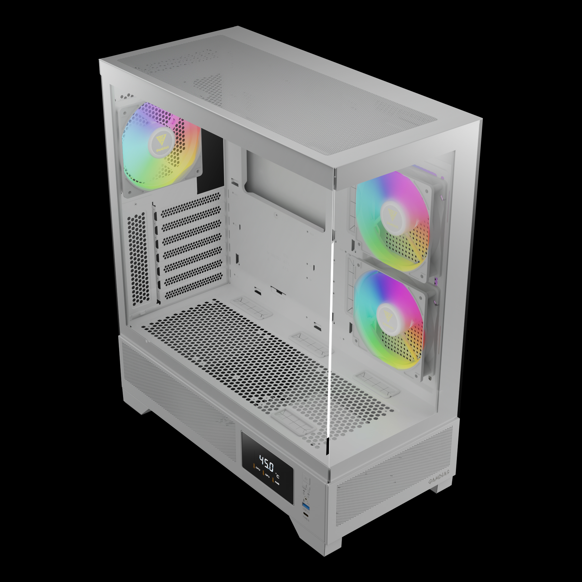 ATLAS M1 WH Mid-Tower Case | GAMDIAS