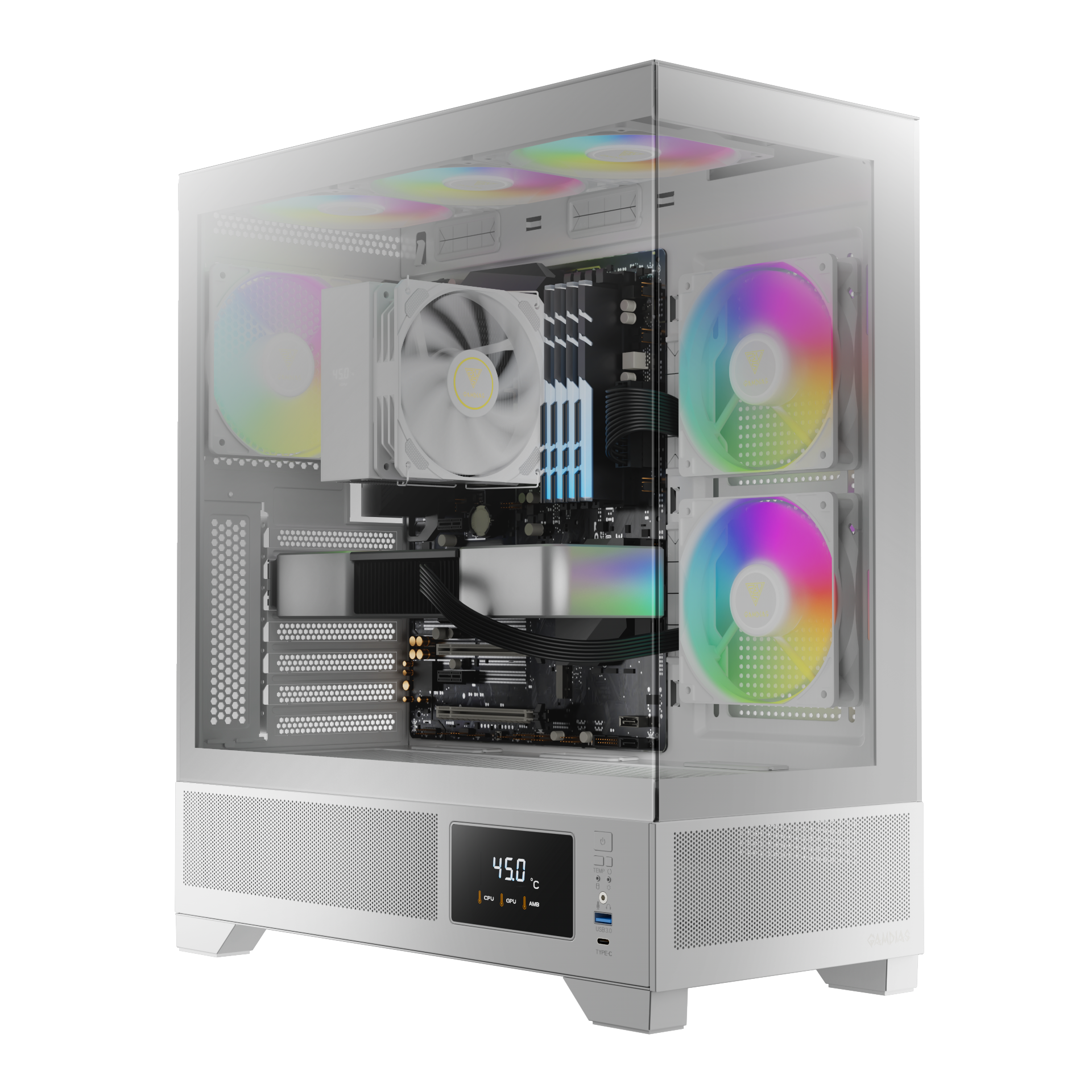 GAMDIAS ATLAS M1 ミドルタワーPCケース ATLAS M1 Mid-Tower Case | GAMDIAS