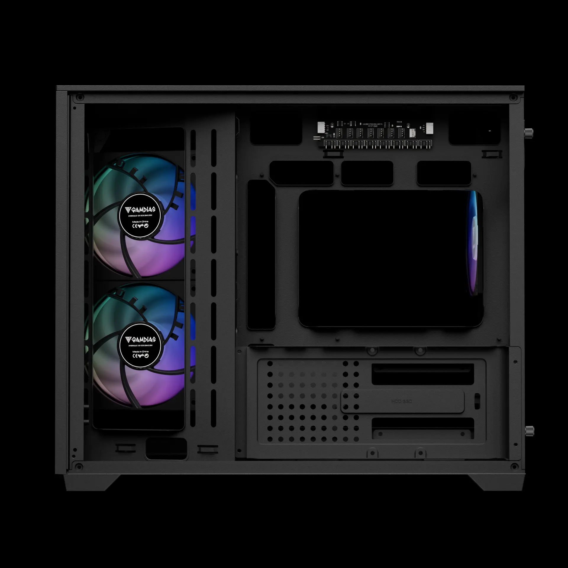 デスクトップ型PC Atlas Mini DC0 デスクトップ型PC Atlas Mini DC0 ATLAS M3M Micro Tower Case | GAMDIAS