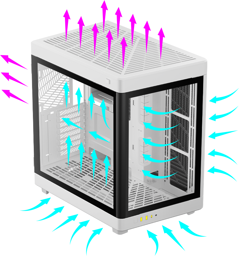 NESO P1 W Full-Tower Case | GAMDIAS NESO P1 W Full-Tower Case | GAMDIAS