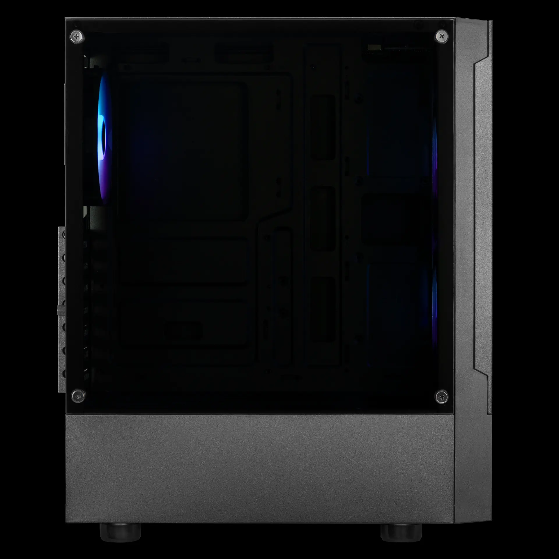 Gamdias Boitier Moyen Tour ATX Argus E3 v2 RGB avec panneau vitré (Noir