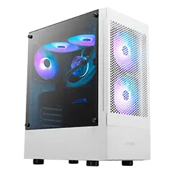 TALOS E3 MESH WH Mid Tower Case | GAMDIAS