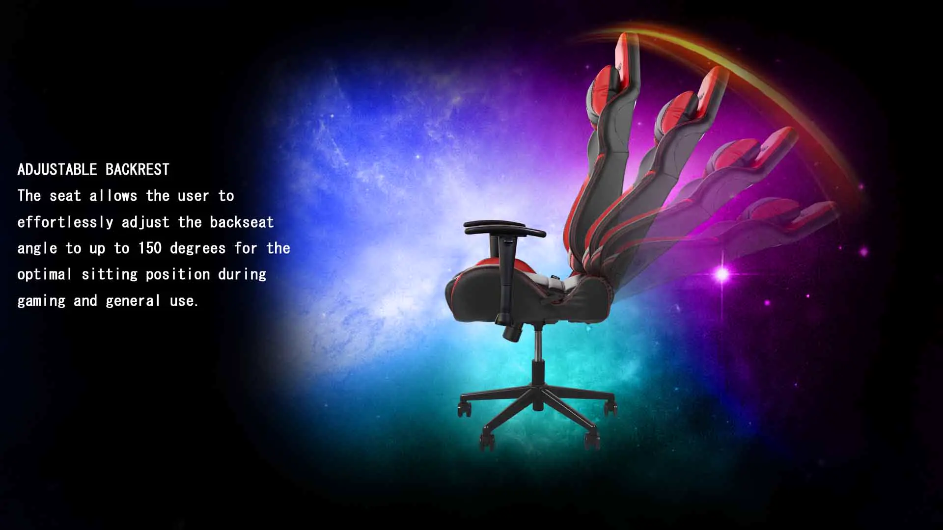 כיסא גיימרים מואר Achilles E1 L&nbsp;מבית Gamdias