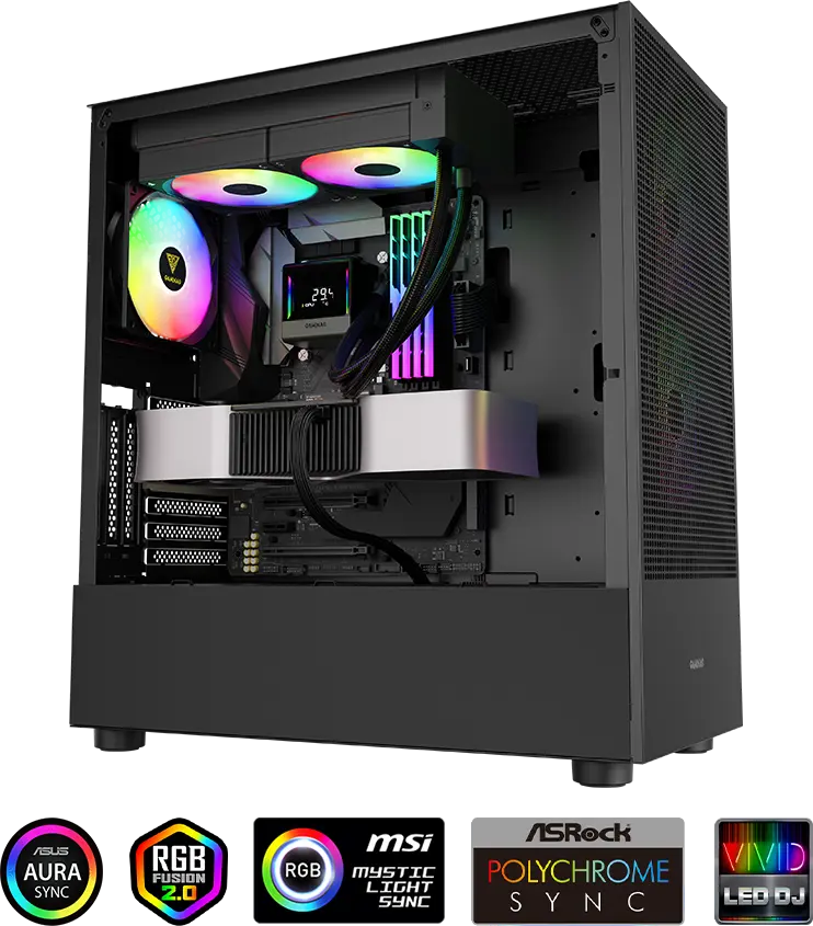 CHIONE E4-240 AIO Liquid Cooler | GAMDIAS