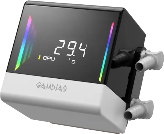 CHIONE E4-240 V2 WH AIO Liquid Cooler | GAMDIAS