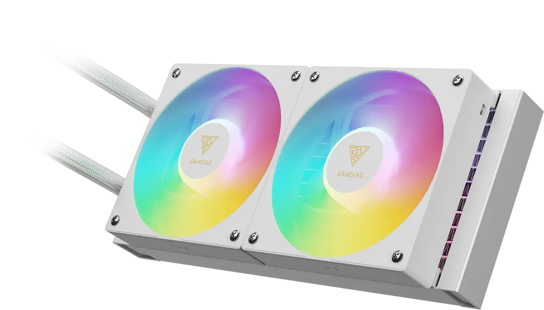 CHIONE E4-240 V2 WH AIO Liquid Cooler | GAMDIAS
