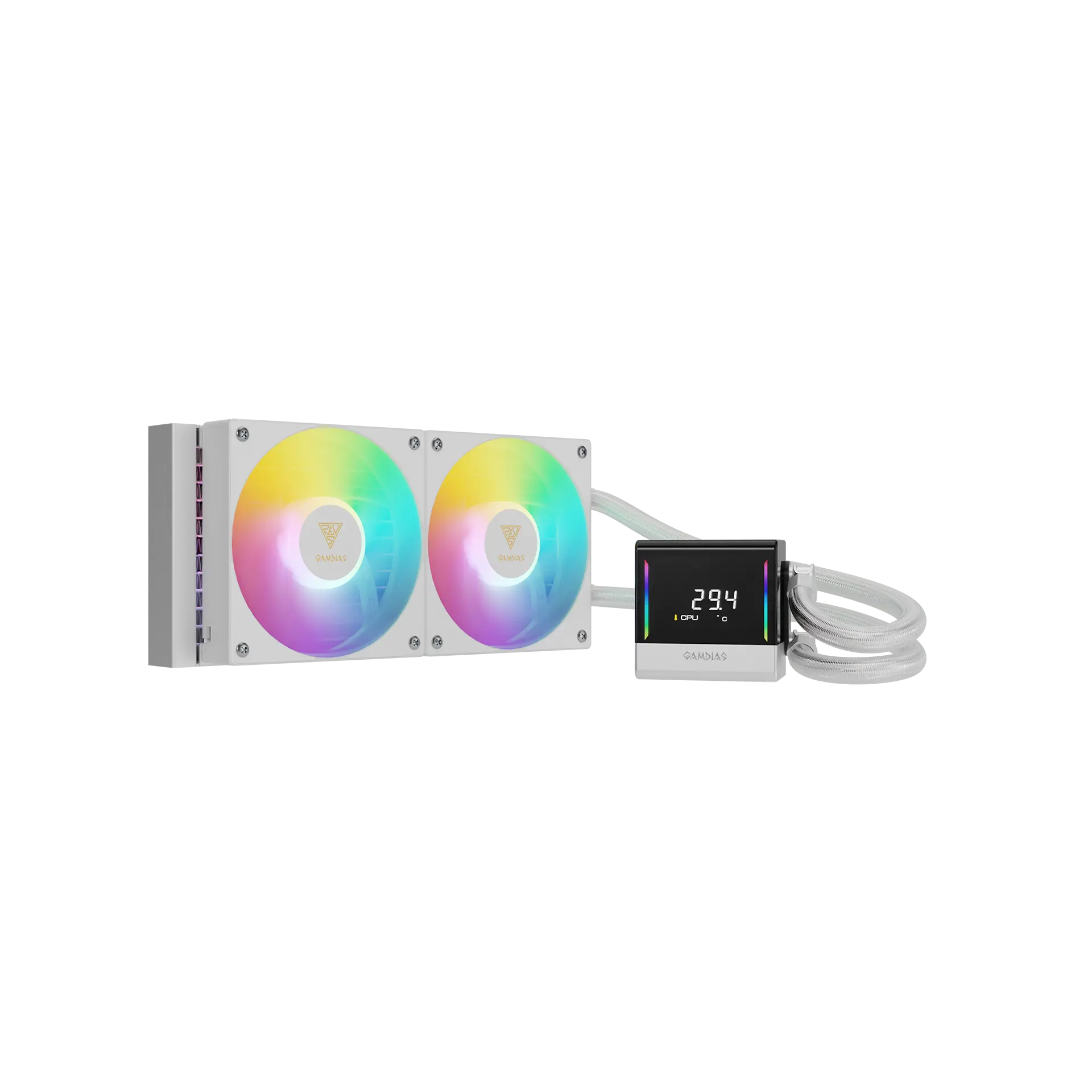 CHIONE E4-240 V2 WH AIO Liquid Cooler | GAMDIAS