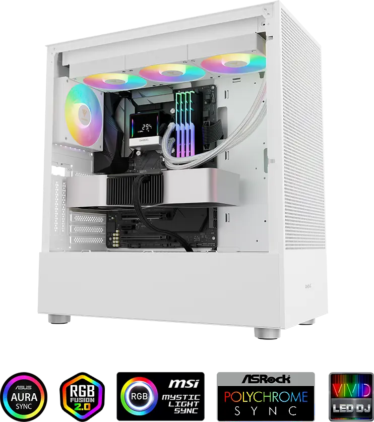 CHIONE E4-360 V2 WH AIO Liquid Cooler | GAMDIAS