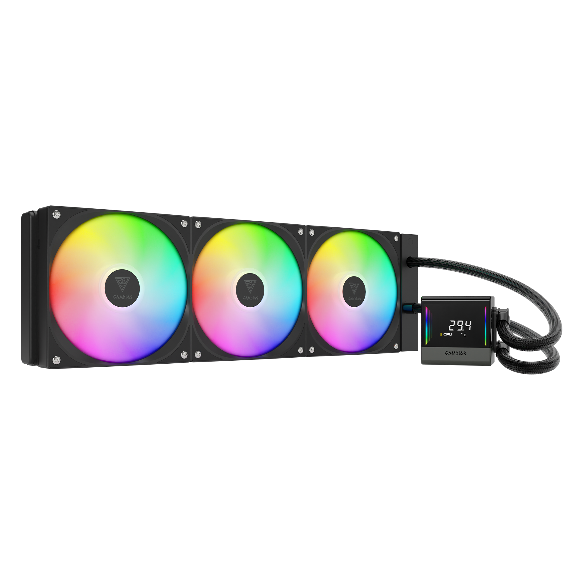 新品未開封GAMDIAS CHIONE E4 420mm AIO 水冷 CHIONE E4-420 AIO Liquid Cooler | GAMDIAS