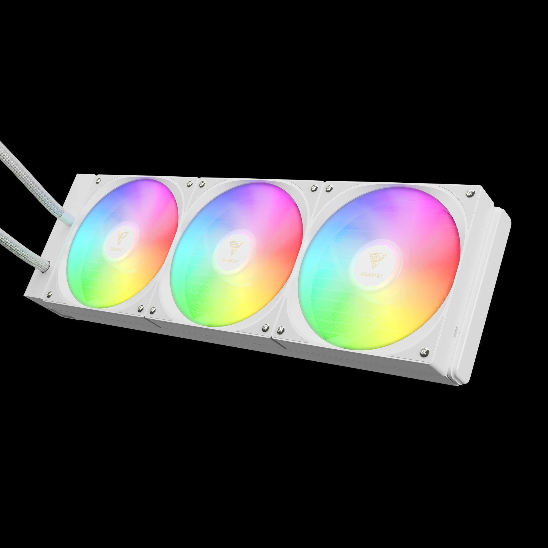 CHIONE E4-420 WH AIO Liquid Cooler | GAMDIAS