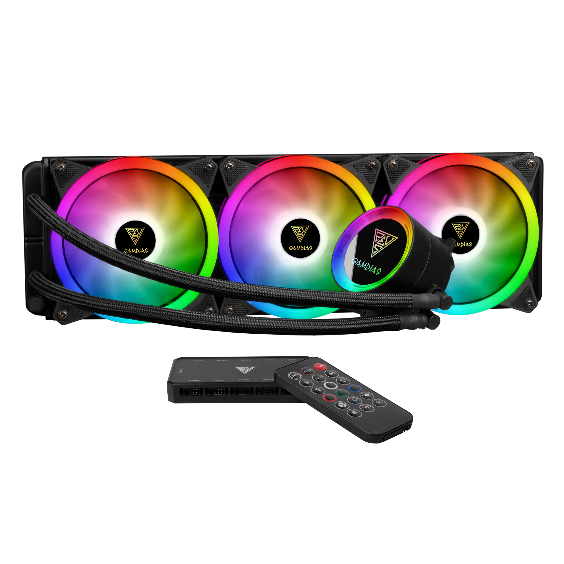 CHIONE P2-360R AIO Liquid Cooler | GAMDIAS