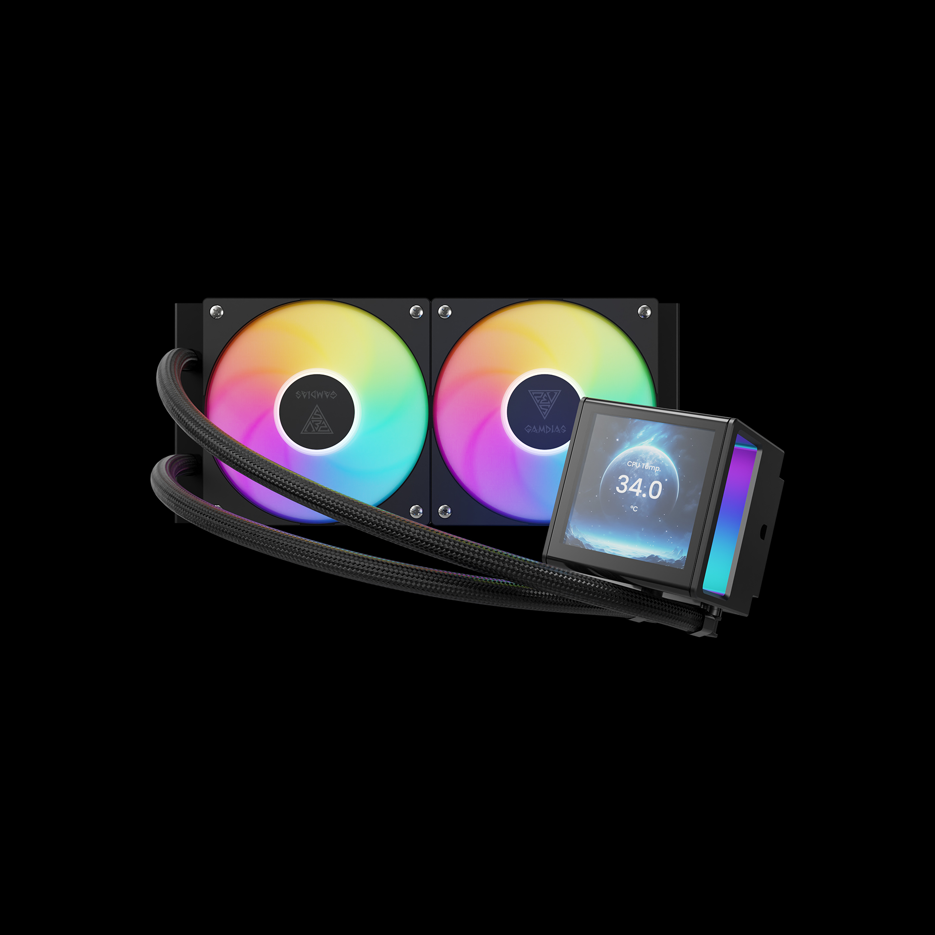 CHIONE P5-240 AIO Liquid Cooler | GAMDIAS CHIONE P5-240 AIO Liquid Cooler | GAMDIAS