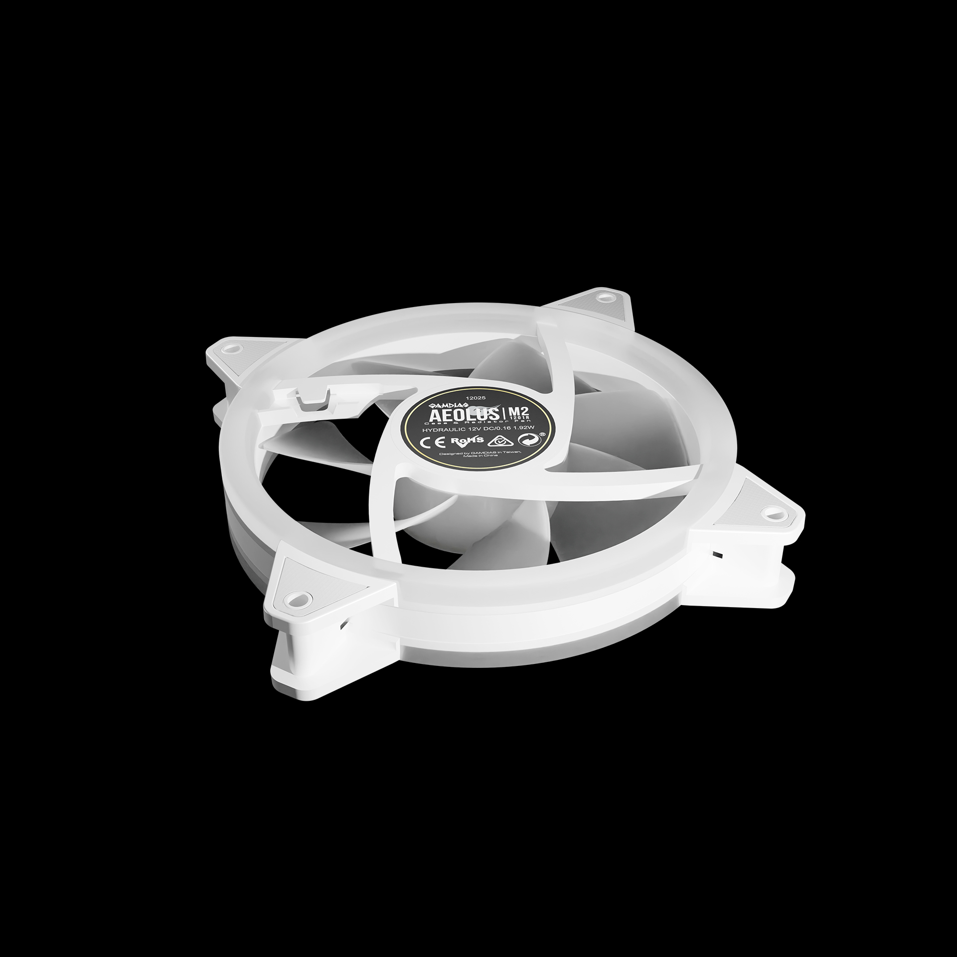 新品 GAMDIAS ARGB 120mmFAN 8個セットM2-1204R AEOLUS M2-1204R WH｜GAMDIAS