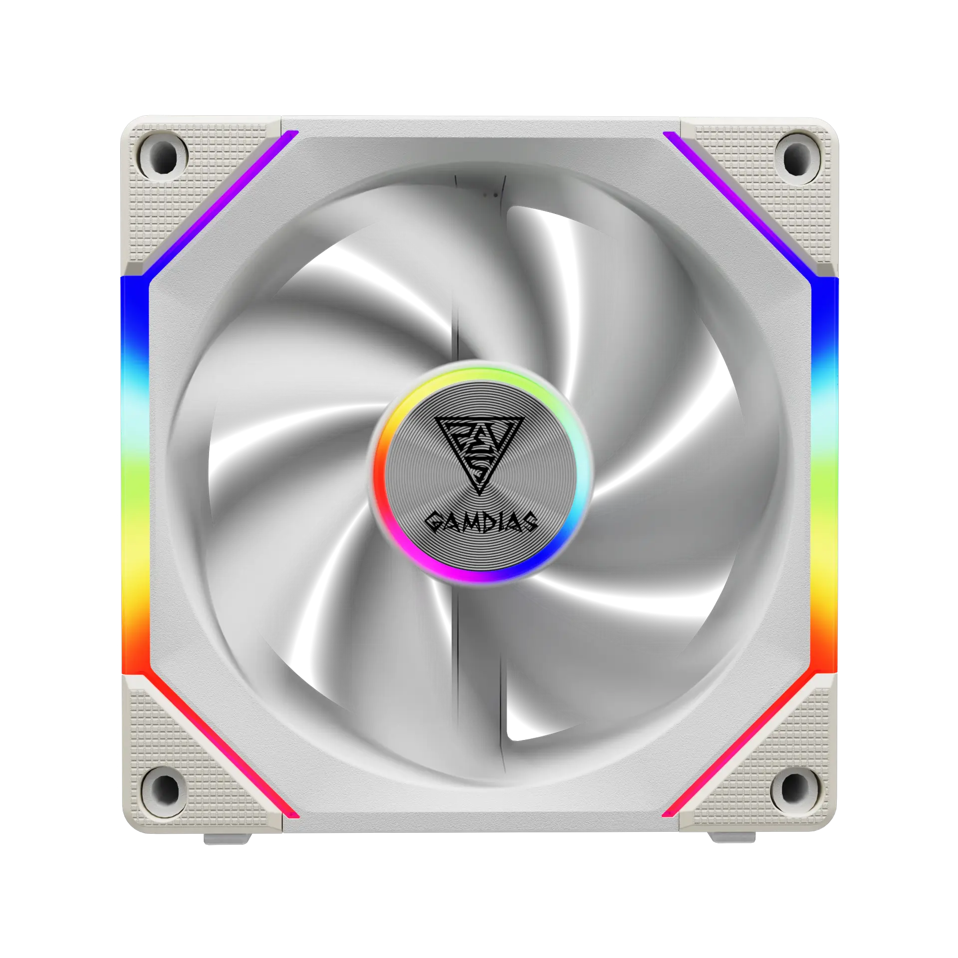 AEOLUS P2-1201 WH ARGB PWM 120mm Fan | GAMDIAS AEOLUS P2-1201 WH ARGB PWM 120mm Fan | GAMDIAS