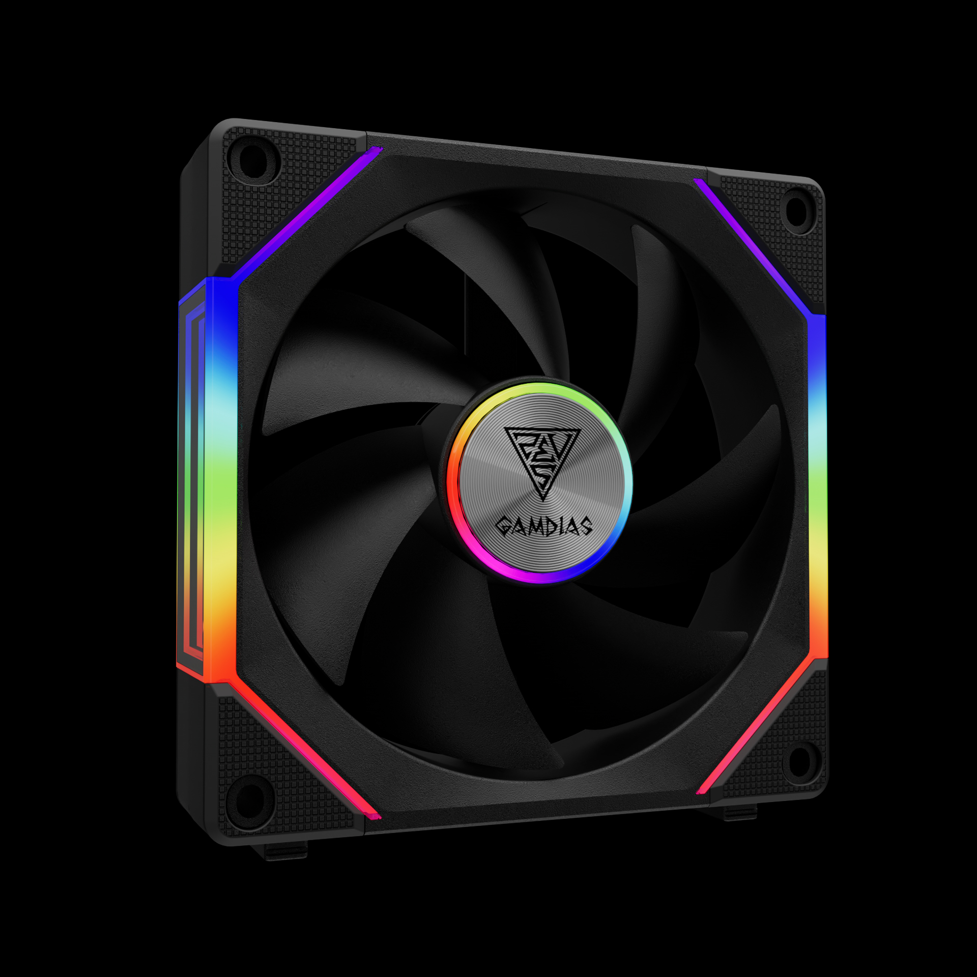 AEOLUS P2-1203 ARGB PWM 120mm Fan Pack | GAMDIAS