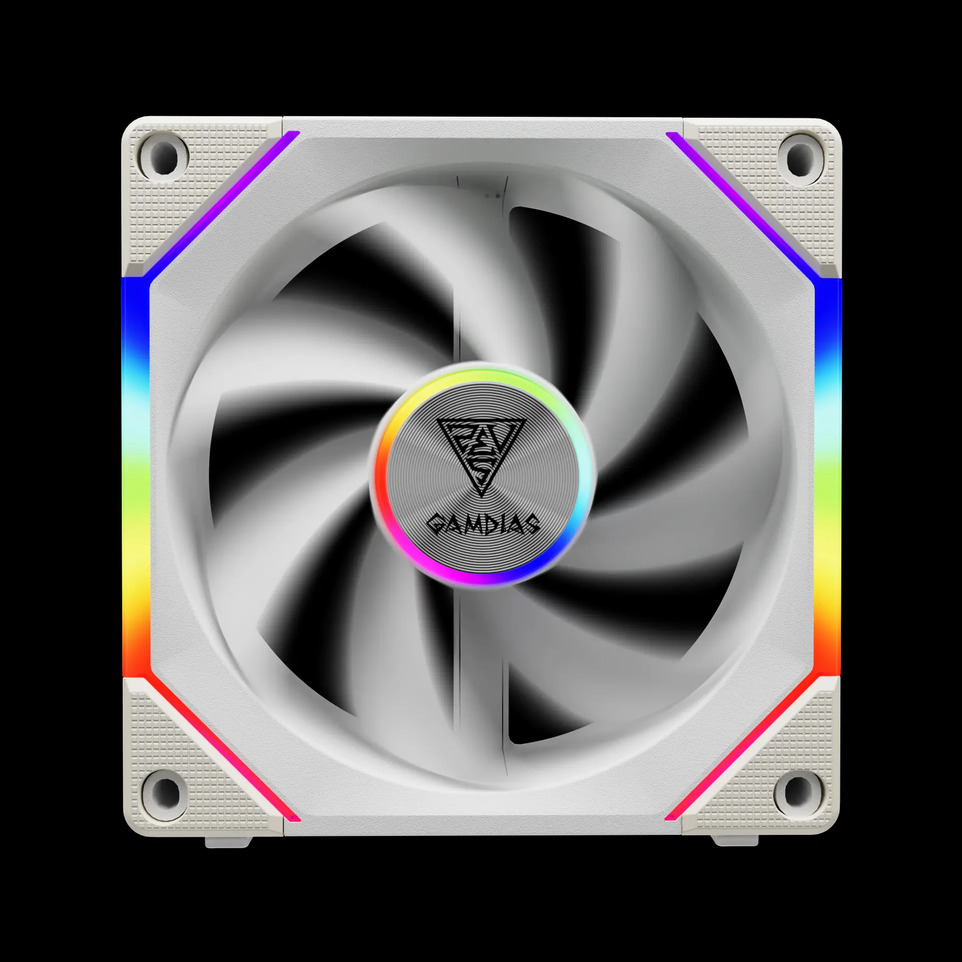AEOLUS P2-1203 WH ARGB PWM 120mm Fan Pack | GAMDIAS