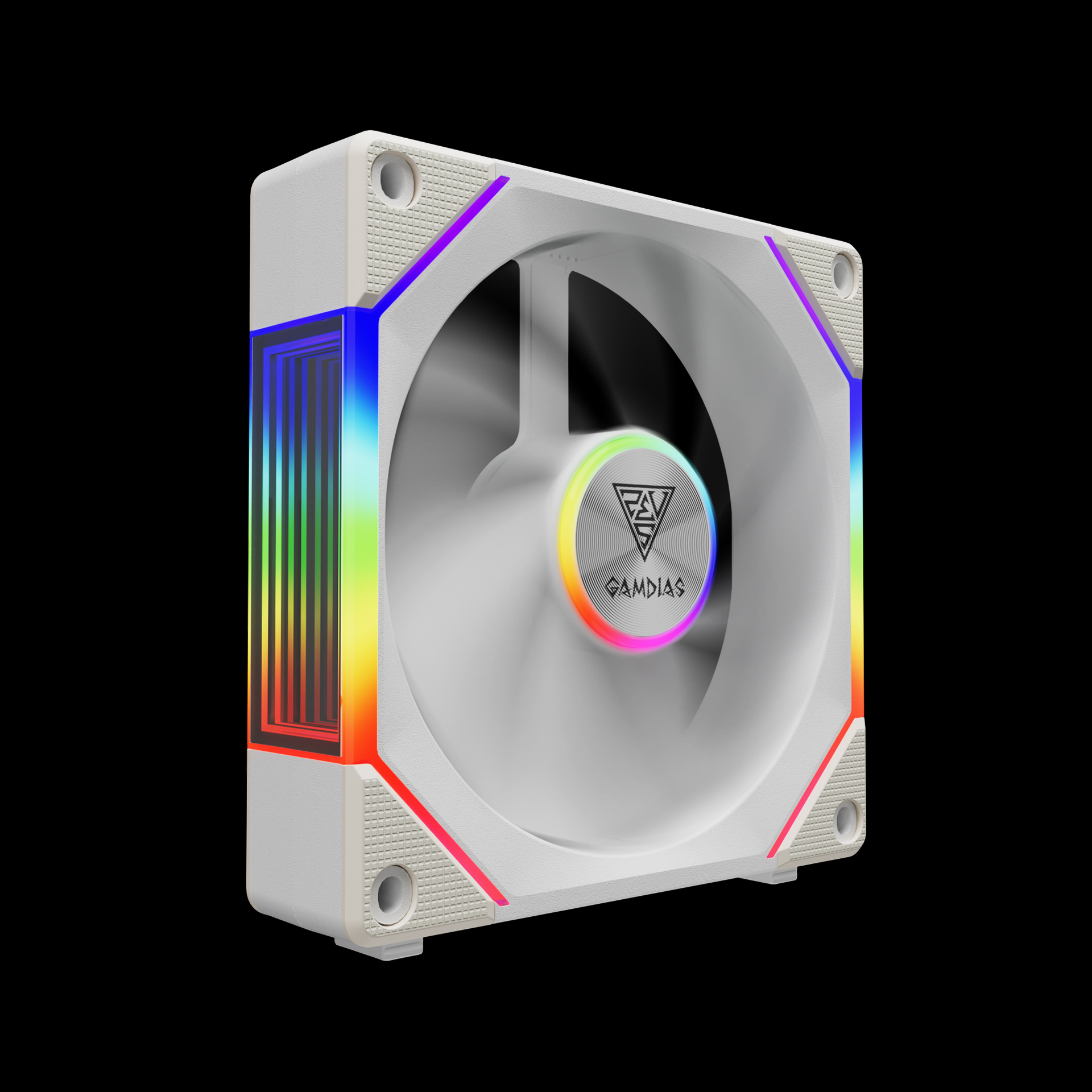 AEOLUS P2-1203 WH ARGB PWM 120mm Fan Pack | GAMDIAS