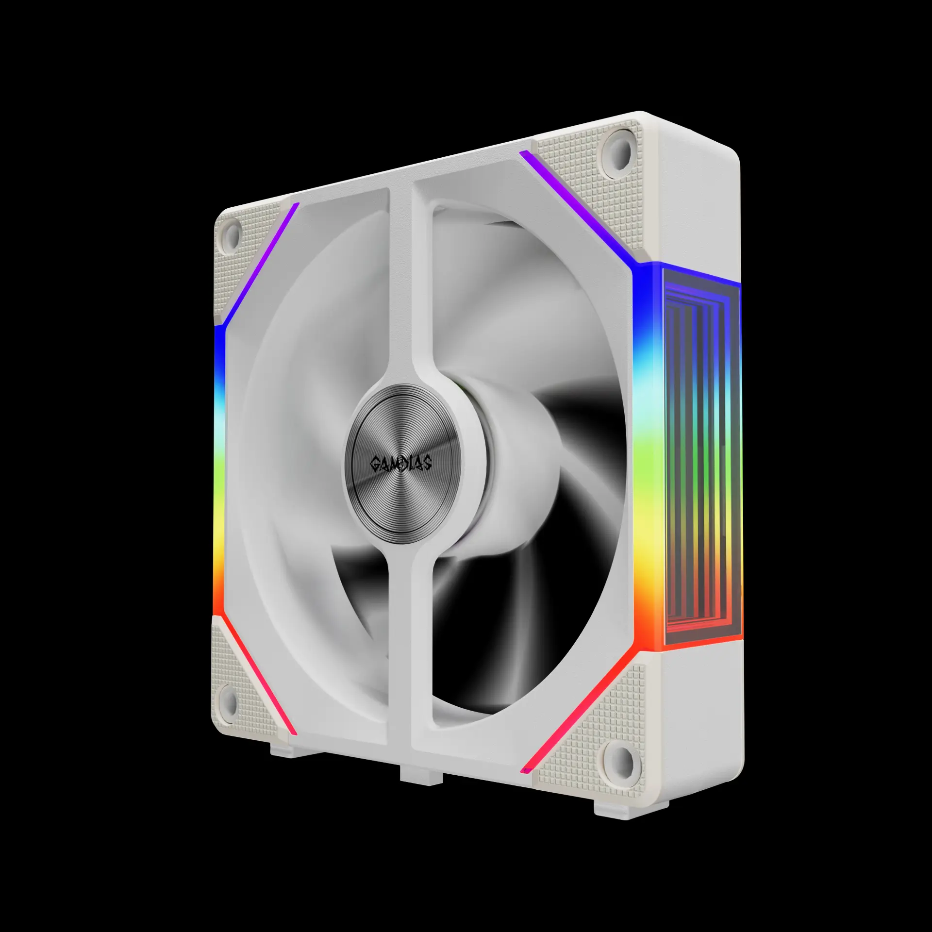 AEOLUS P2-1203 WH ARGB PWM 120mm Fan Pack | GAMDIAS