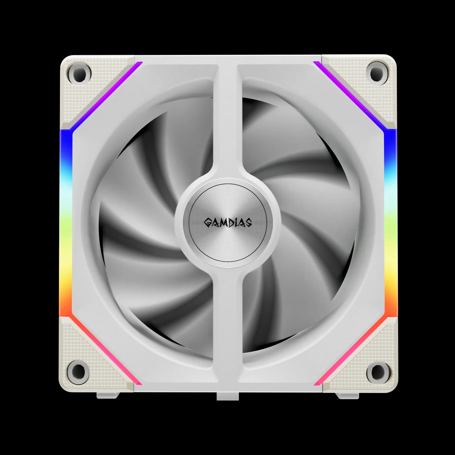 AEOLUS P2-1203 WH ARGB PWM 120mm Fan Pack | GAMDIAS