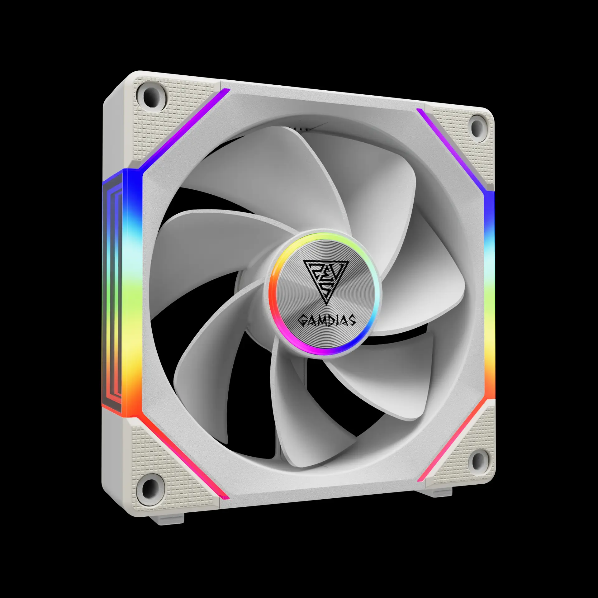 AEOLUS P2-1203 WH ARGB PWM 120mm Fan Pack | GAMDIAS