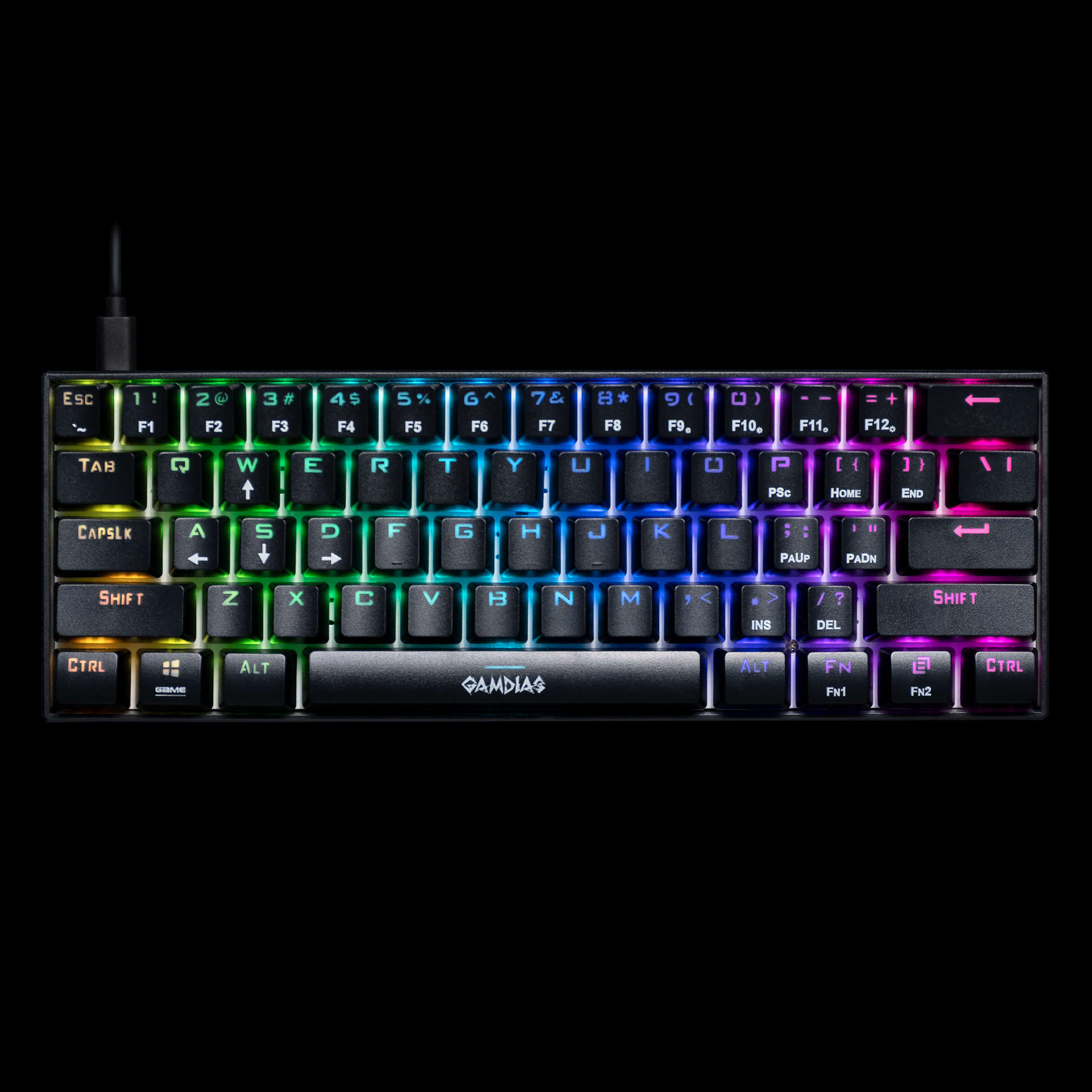 HERMES E3 RGB Mechanical Keyboard | GAMDIAS