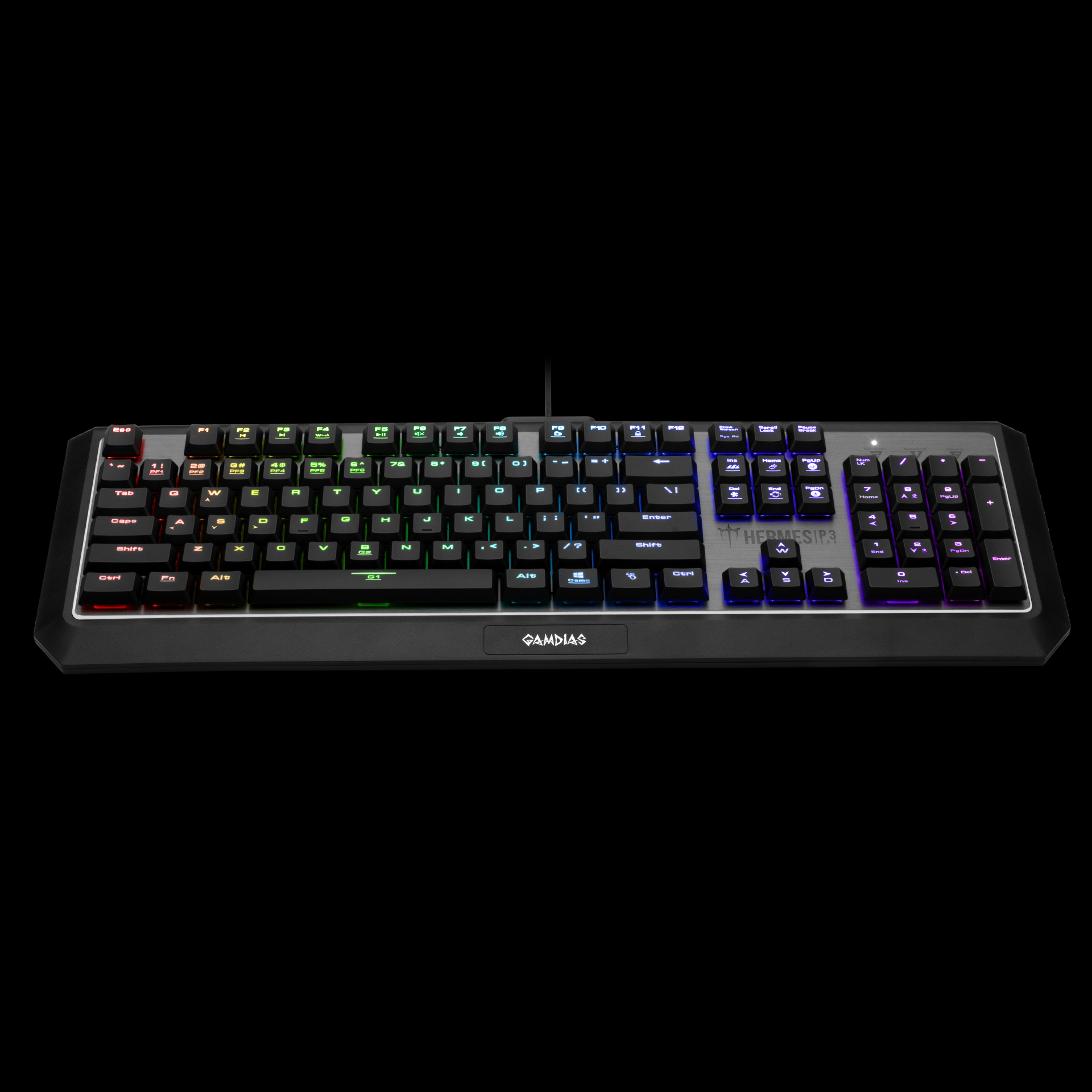 HERMES P3 RGB Mechanical Keyboard | GAMDIAS