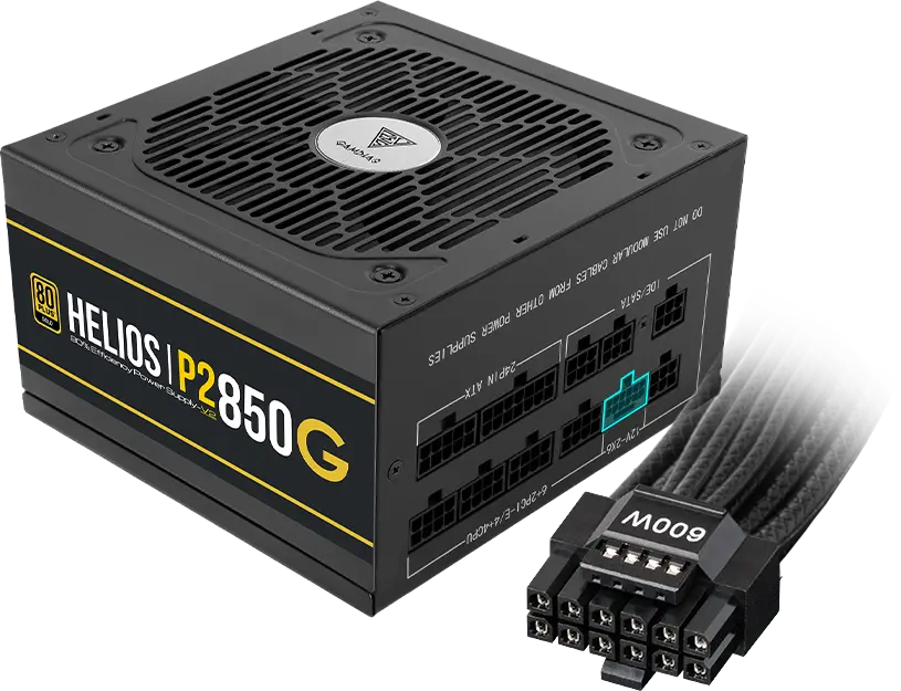 HELIOS P2-850G V2 80 PLUS Gold Power Supply | GAMDIAS
