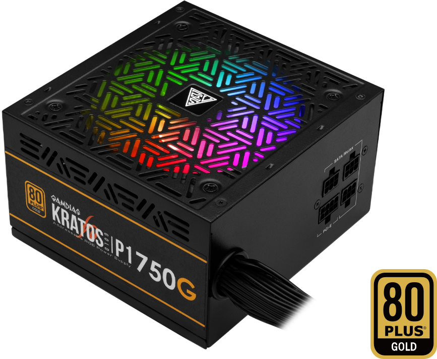 KRATOS P1-750G RGB Power Supply | GAMDIAS